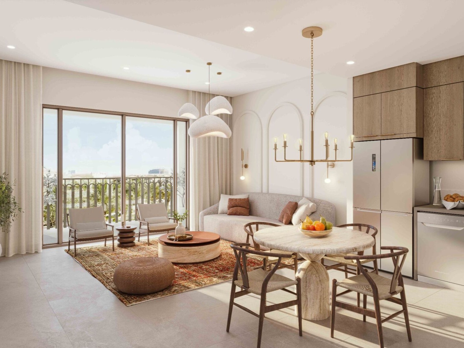 37044266c6897705516ae5ddd47cf7c9 Magnificent 3-Bedroom Apartment for Sale in Granada, Bloom Living, Zayed City, Abu Dhabi