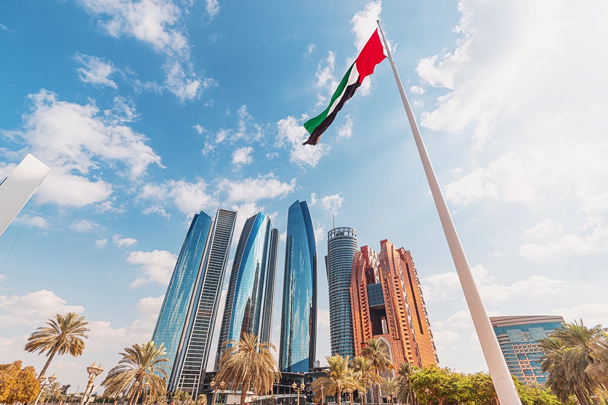 Abu Dhabi skyline — off-plan properties